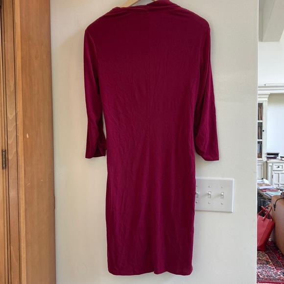 Laundry by Shelli Segal maroon crimson stretchy dress. Size 12. - Picture 9 of 12